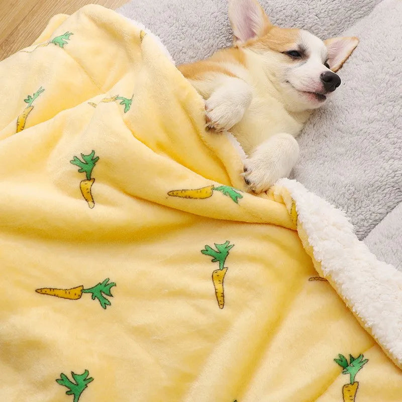 Winter Warm Pet Mat for Cats and Dogs — Soft Sleep Mat - My Pet Serenity