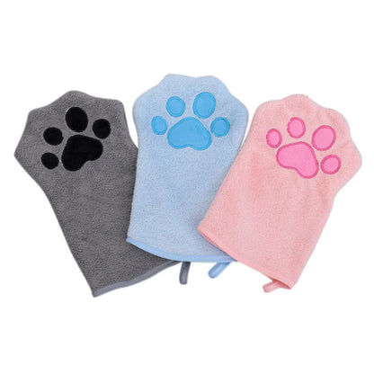 Pet Bath Gloves for Dogs and Cats - Microfiber Quick-Dry Cooling Mitt - My Pet Serenity