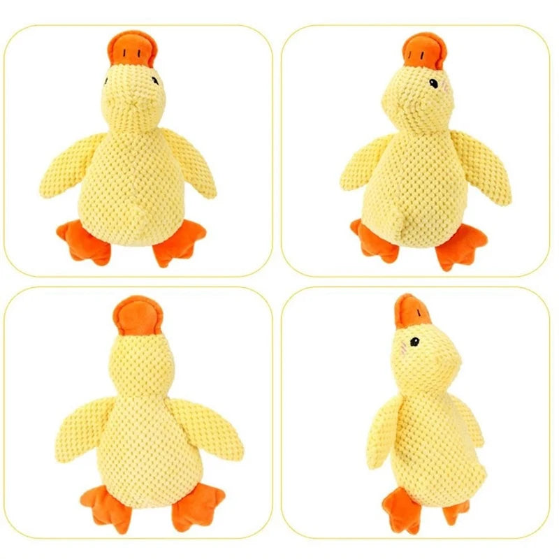 Dog Plush Duck Toy with Squeaker - Soft, Bite-Resistant - My Pet Serenity