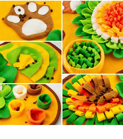 Dog Snuffle Mat: Interactive Slow Feeder for Foraging & Anxiety Relief - My Pet Serenity