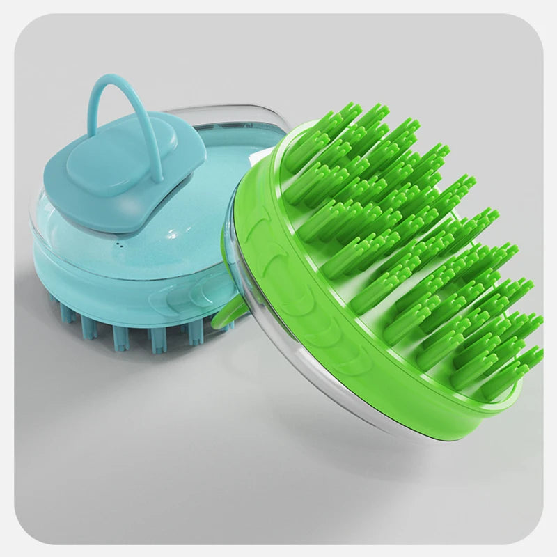 2-in-1 Pet Bath Brush: Soft Silicone Massage Comb for Dogs & Cats - My Pet Serenity