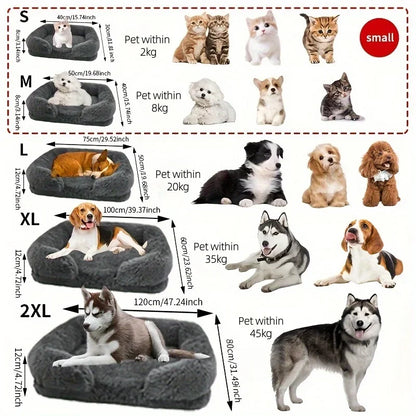 Orthopedic Memory Foam Dog Bed with Waterproof Removable Cover - My Pet Serenity