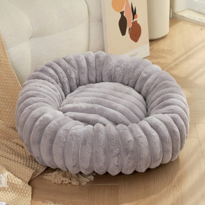 Round Pet Bed for Large Dogs and Cats, Washable All-Season Sofa Bed - My Pet Serenity