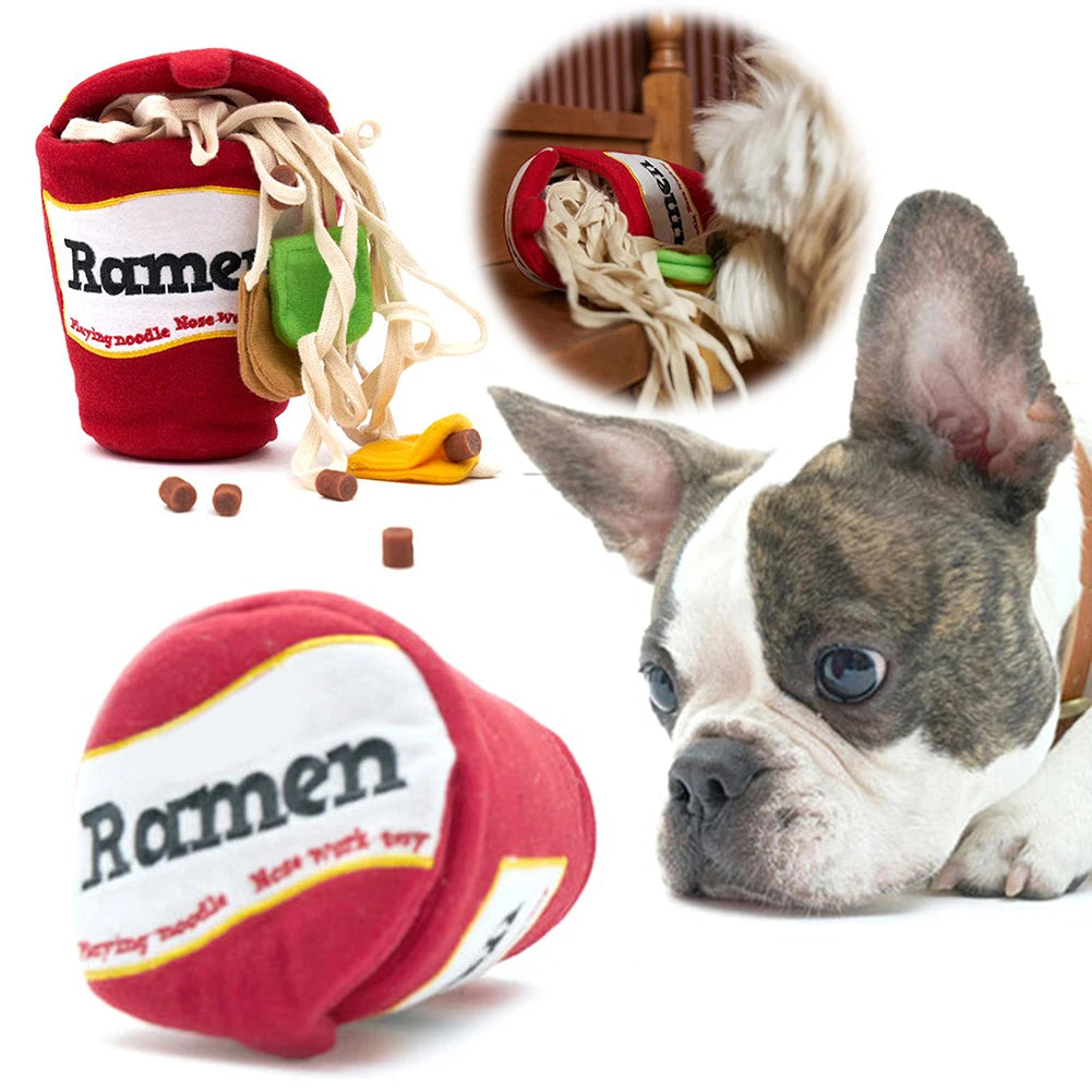 Dog Puzzle Toy Noodle-Shape Food-Dispensing for Small/Medium Dogs - My Pet Serenity
