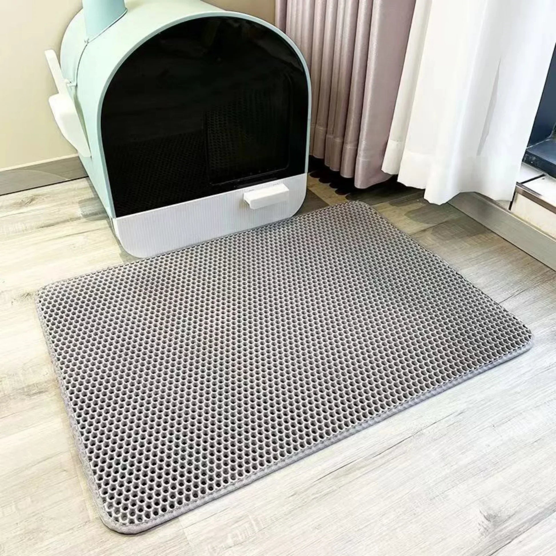 Extra-Large Cat Litter Mat - Waterproof, 2-Layer, Non-Slip, Washable - My Pet Serenity