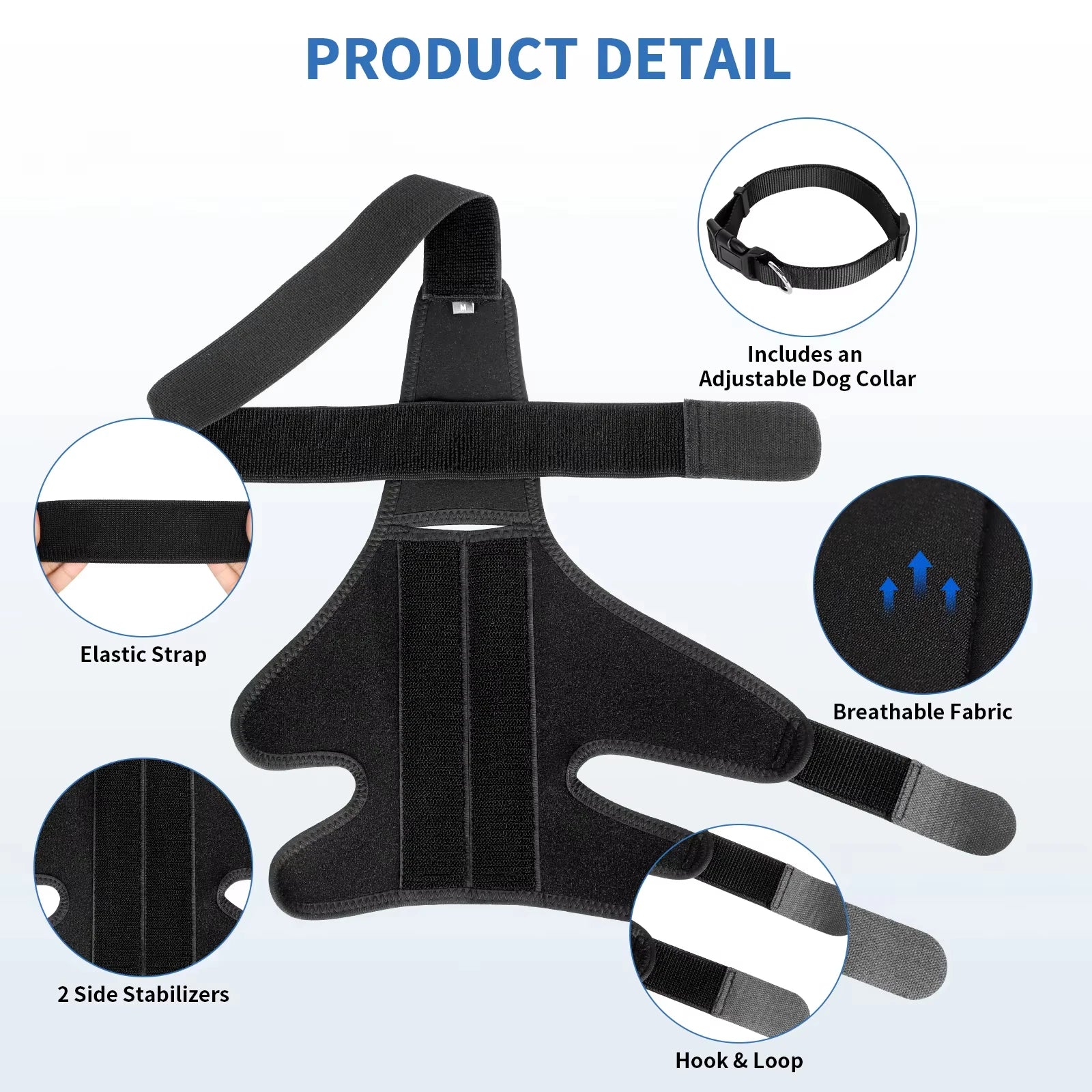 Dog Knee Brace for Joint Pain - Leg Support Injured Elderly Dogs - My Pet Serenity