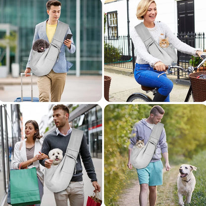 Outdoor Pet Carrier Shoulder Bag for Dogs and Puppies – Travel Sling - My Pet Serenity
