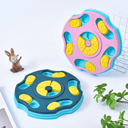 Puppy Slow Feeder Puzzle Bowl Non-Slip Food Dispenser for Dogs and Cats - My Pet Serenity