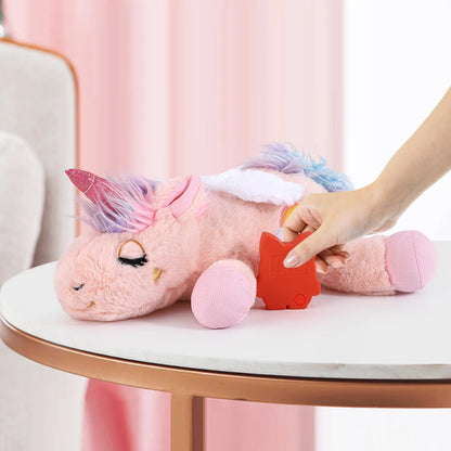 Puppy Plush Unicorn Dog Toy Heartbeat Sound - Sleep Aid, Durable - My Pet Serenity