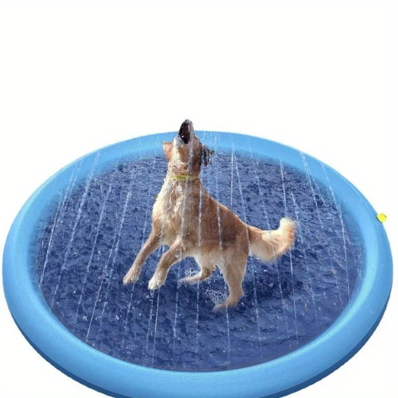 Portable Dog Bath Tub with Spray Hose, Foldable Pet Shower Pool - My Pet Serenity