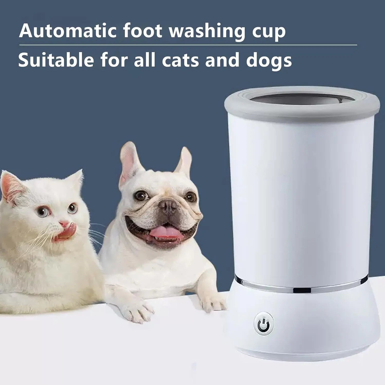 USB Rechargeable Dog Paw Cleaner Cup for Bathing and Foot Cleaning - My Pet Serenity