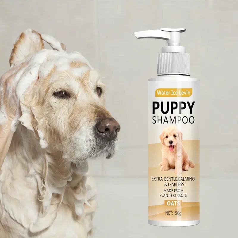 Puppy Oatmeal Shampoo for Sensitive Skin - Hypoallergenic Aloe & Shea - My Pet Serenity