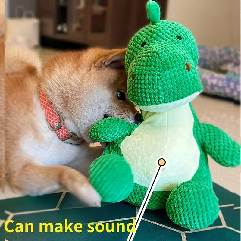 Large Dinosaur Dog Chew Toy - Durable Bite-Resistant Teeth Grinding Toy - My Pet Serenity