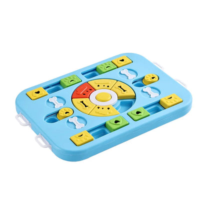 Puppy Slow Feeder Puzzle Bowl Non-Slip Food Dispenser for Dogs and Cats - My Pet Serenity