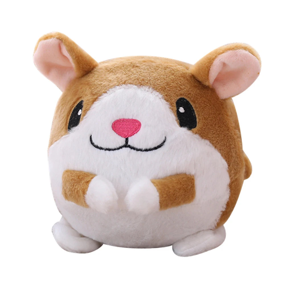 Plush Automatic Bouncing Dog Toy, Bite-Resistant Squeaky for Small Dog - My Pet Serenity