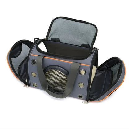 Dog Cat Carrier Bag for Outings, Portable Crossbody Slings Backpack - My Pet Serenity