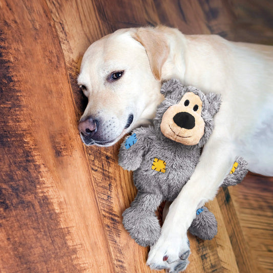 Dog Toy: Knotted Rope Bear, Minimal Stuffing, Mess-Free - My Pet Serenity