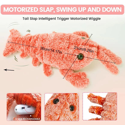 Dog Interactive Plush Toy Floppy Lobster Squeak for Small-Large Dogs - My Pet Serenity