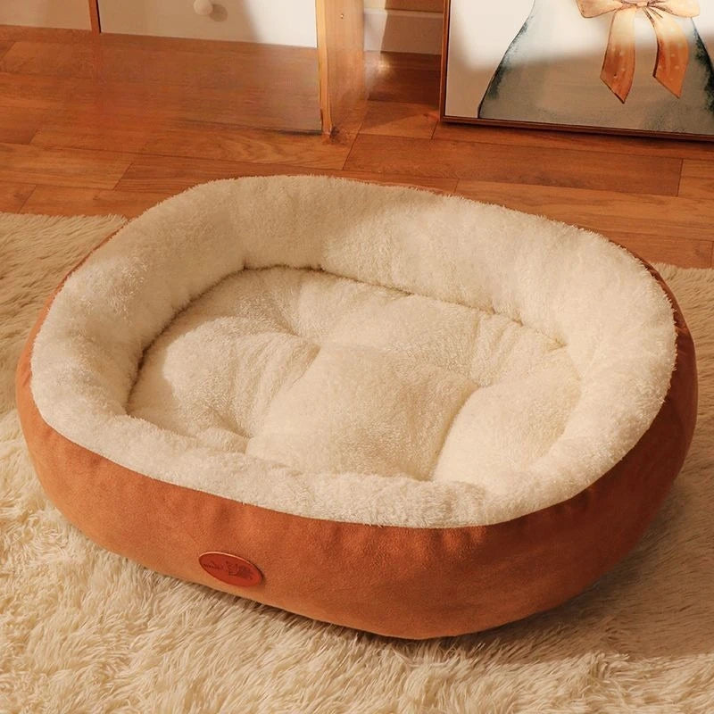 Thickened Warm Pet Nest Bed for Autumn & Winter - Dog & Cat Bed - My Pet Serenity