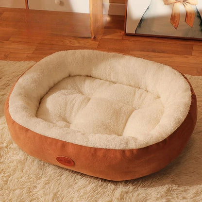 Thickened Warm Pet Nest Bed for Autumn & Winter - Dog & Cat Bed - My Pet Serenity