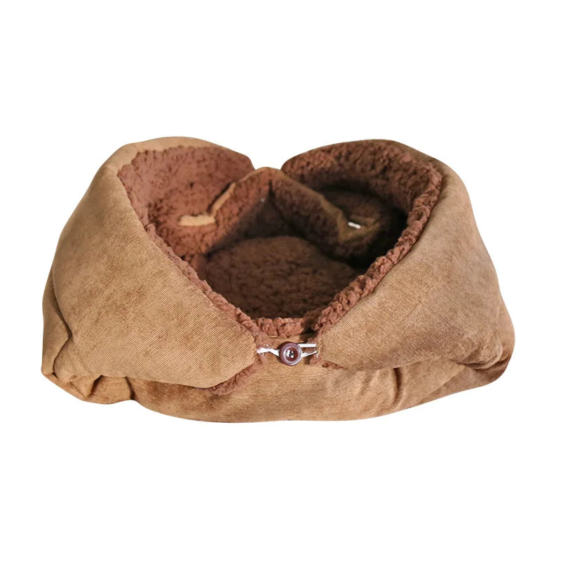 Warm Thick Cat Bed, Foldable Pet Mat for Cats and Small Dogs, Indoor - My Pet Serenity