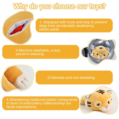 Dog Simulated Heartbeat Toy for Stress Relief – Calming Plush Puppy - My Pet Serenity