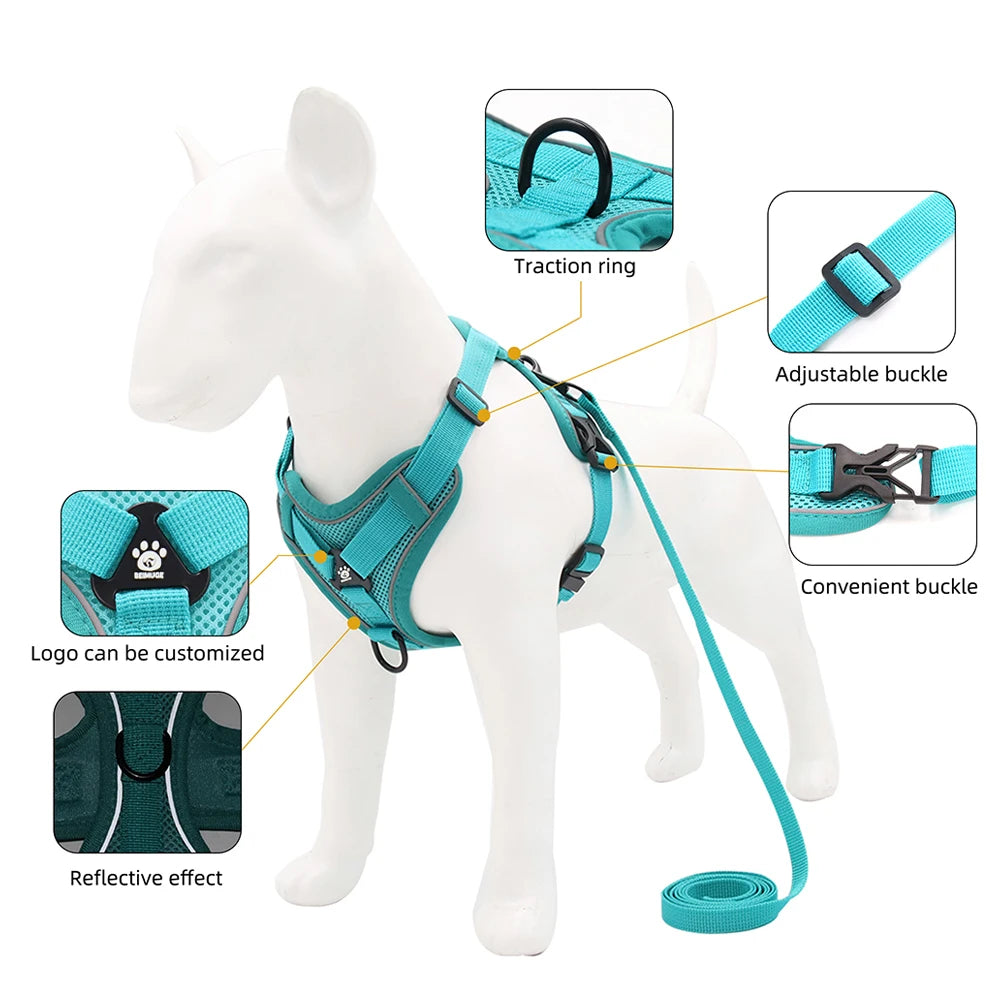 Cat Harness and Leash Set - Escape-Proof, Reflective, Outdoor Walking - My Pet Serenity