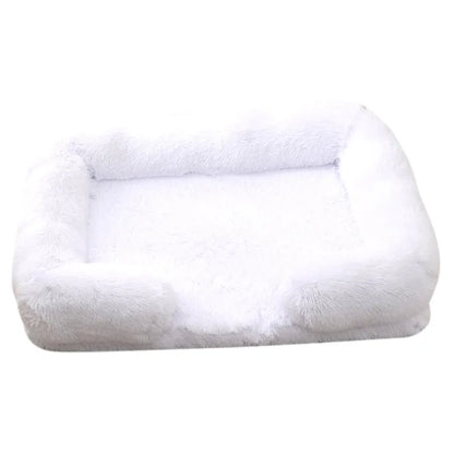 Large Dog Bed Plush Thickened Pad with Removable Cover for Winter - My Pet Serenity