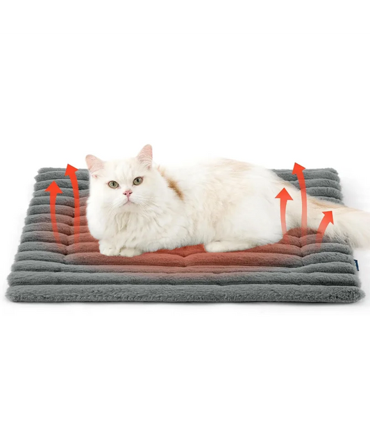 Self-Warming Cat Mat for Small Cats & Dog Crate Pad Non-Slip Washable - My Pet Serenity