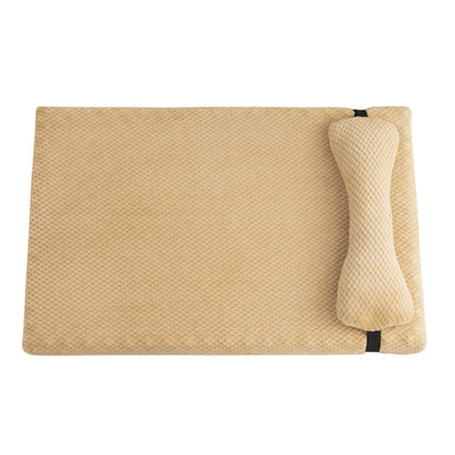 Warm Calming Dog Bed with Pillow Plush Mat Removable Winter Cover for Dogs and Cats - My Pet Serenity