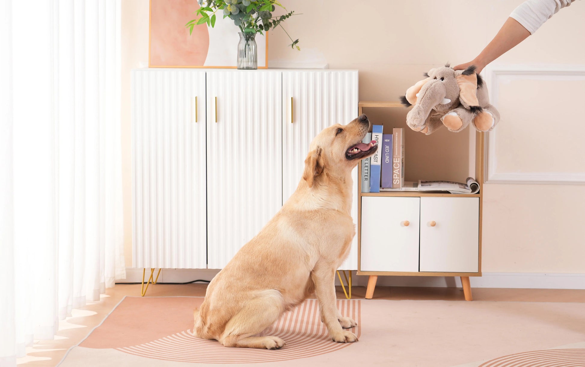 Mammoth Puppy Heartbeat Stuffed Toy for Anxiety Relief - My Pet Serenity