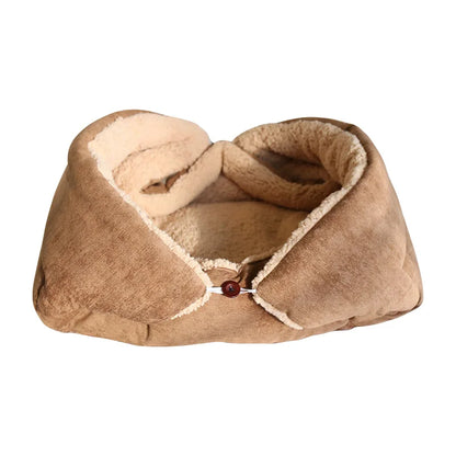 Warm Thick Cat Bed, Foldable Pet Mat for Cats and Small Dogs, Indoor - My Pet Serenity