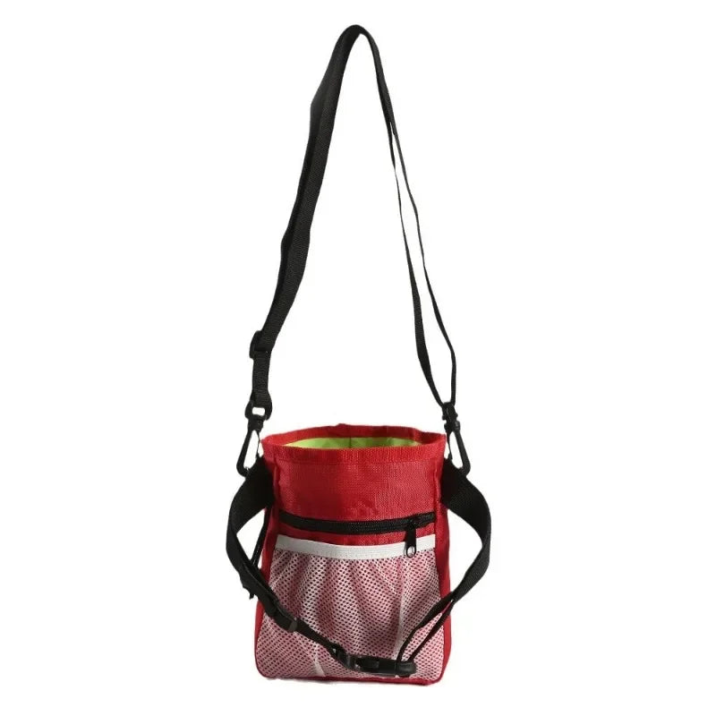 Dog Training Snack Pouch Carrier Foldable Waist Bag for Walking - My Pet Serenity