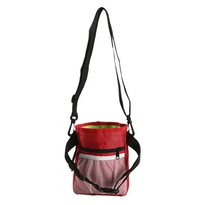 Dog Training Snack Pouch Carrier Foldable Waist Bag for Walking - My Pet Serenity