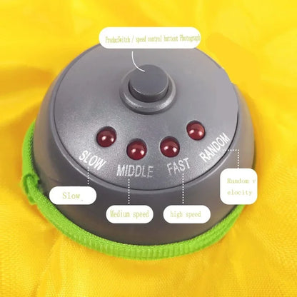 Interactive Electric Cat Turntable Toy with No-Battery Rotating Teaser - My Pet Serenity