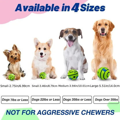 Dog Interactive Giggle Ball Toy for IQ Training, Mental Stimulation - My Pet Serenity