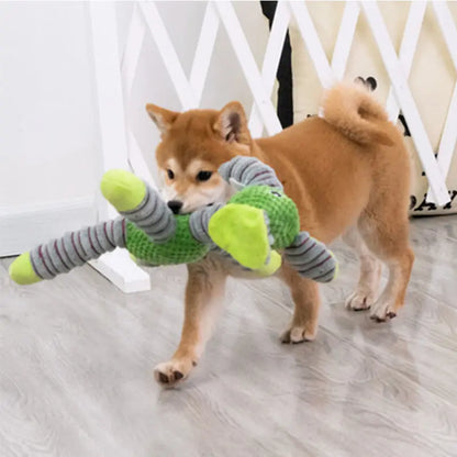 Indestructible Large Dog Squeaky Plush Toy for Chewing, Teeth & Training - My Pet Serenity
