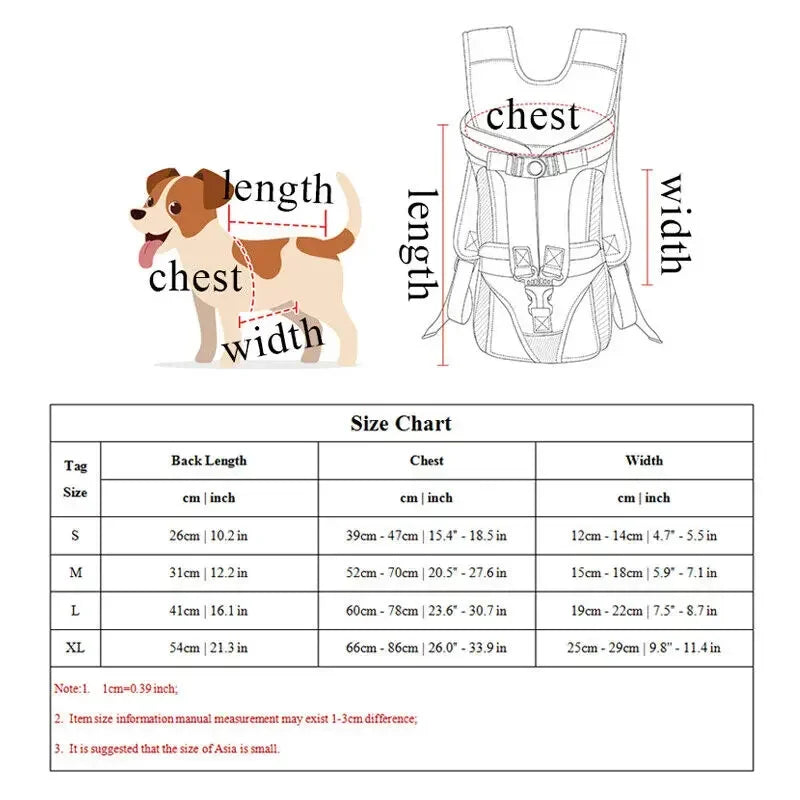 Pet Carrier Backpack for Dogs and Cats with Thickened Sponge Padding - My Pet Serenity