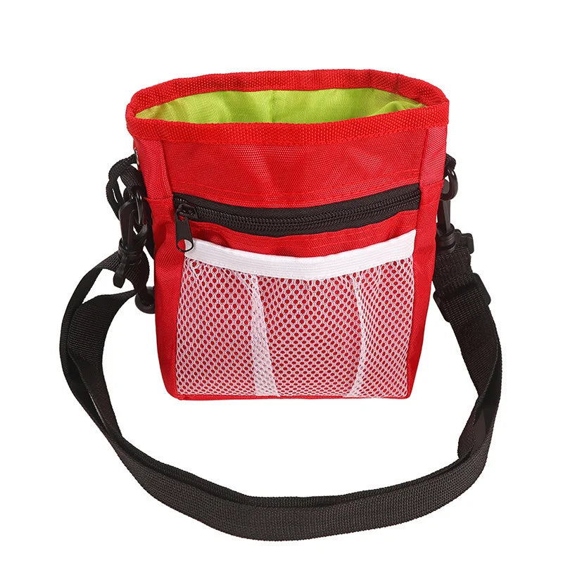 Dog Training Snack Pouch Carrier Foldable Waist Bag for Walking - My Pet Serenity