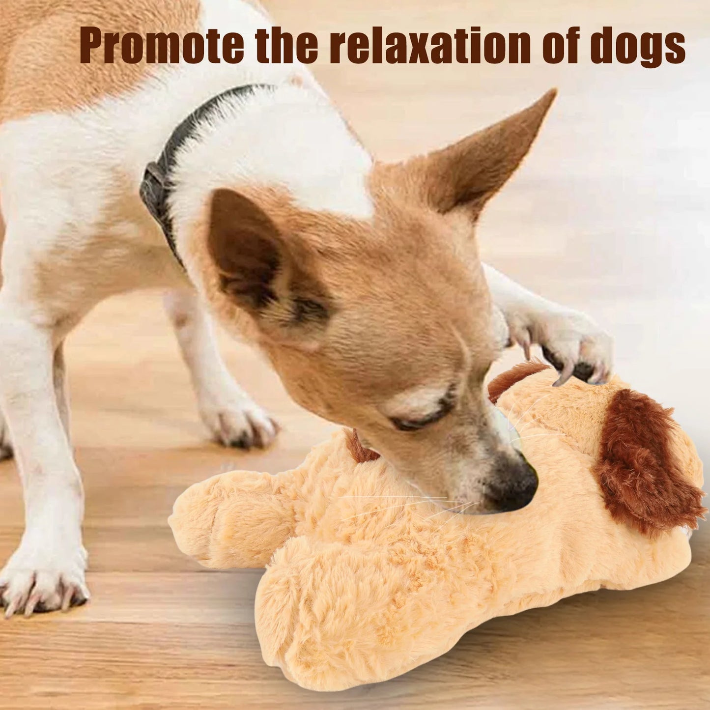 Heartbeat Puppy Toy: Interactive Plush Heartbeat Calming Aid for Pets - My Pet Serenity