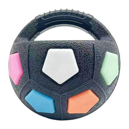 Calming Ball with Handle - Squeaky Football Toy for Medium-Large Dogs - My Pet Serenity