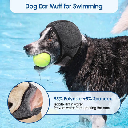 Dog Noise-Reducing Ear Muffs Hood for Grooming & Drying & Anti-Anxiety - My Pet Serenity