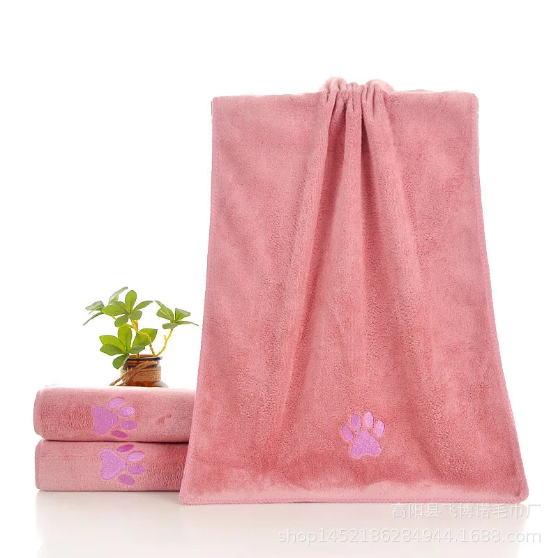 Pet Bath Towel for Dogs and Cats - Quick-Drying, Soft, Absorbent - My Pet Serenity