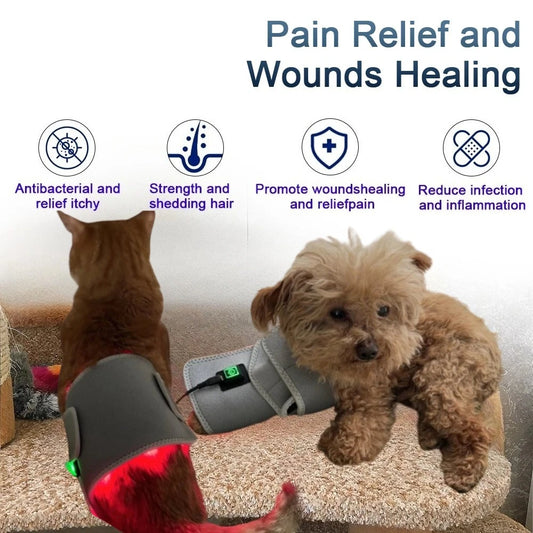 Handheld 660nm Red/NIR Laser Therapy for Pets and Humans Pain Relief - My Pet Serenity