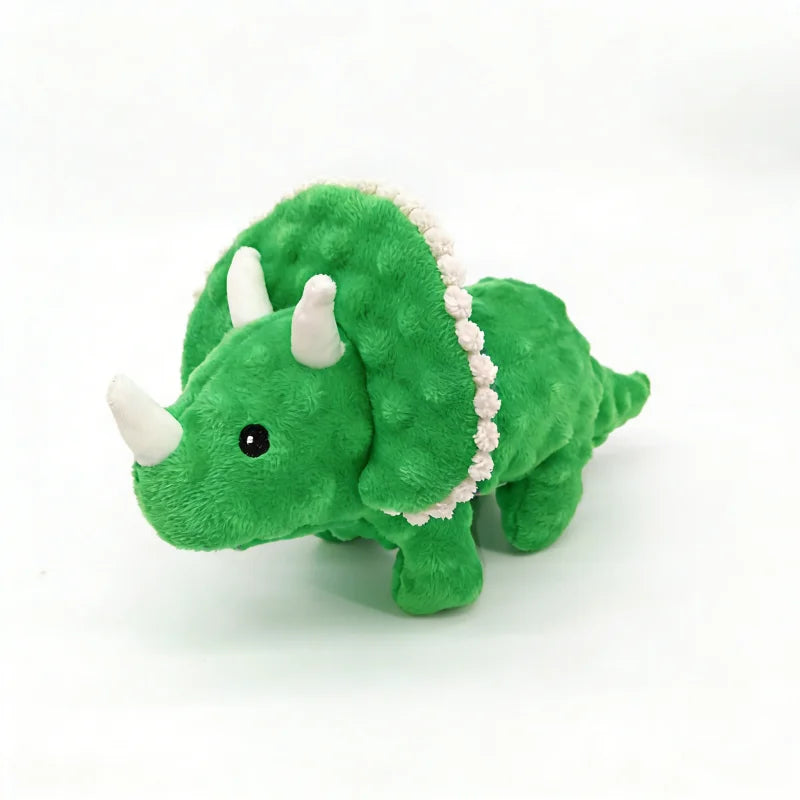 Indestructible Plush Dinosaur Dog Toy with Squeaker - Safe for Large Dogs - My Pet Serenity