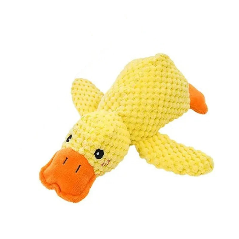 Dog Plush Duck Toy with Squeaker - Soft, Bite-Resistant - My Pet Serenity