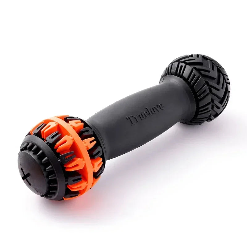 Durable Leak-Proof Treat Dispenser Dog Toy Dumbbell Slow Feeder - My Pet Serenity