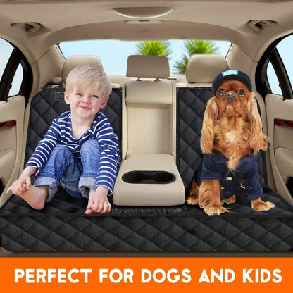 Dog Car Rear Seat Cover Hammock - Waterproof & Dirt-Resistant - My Pet Serenity