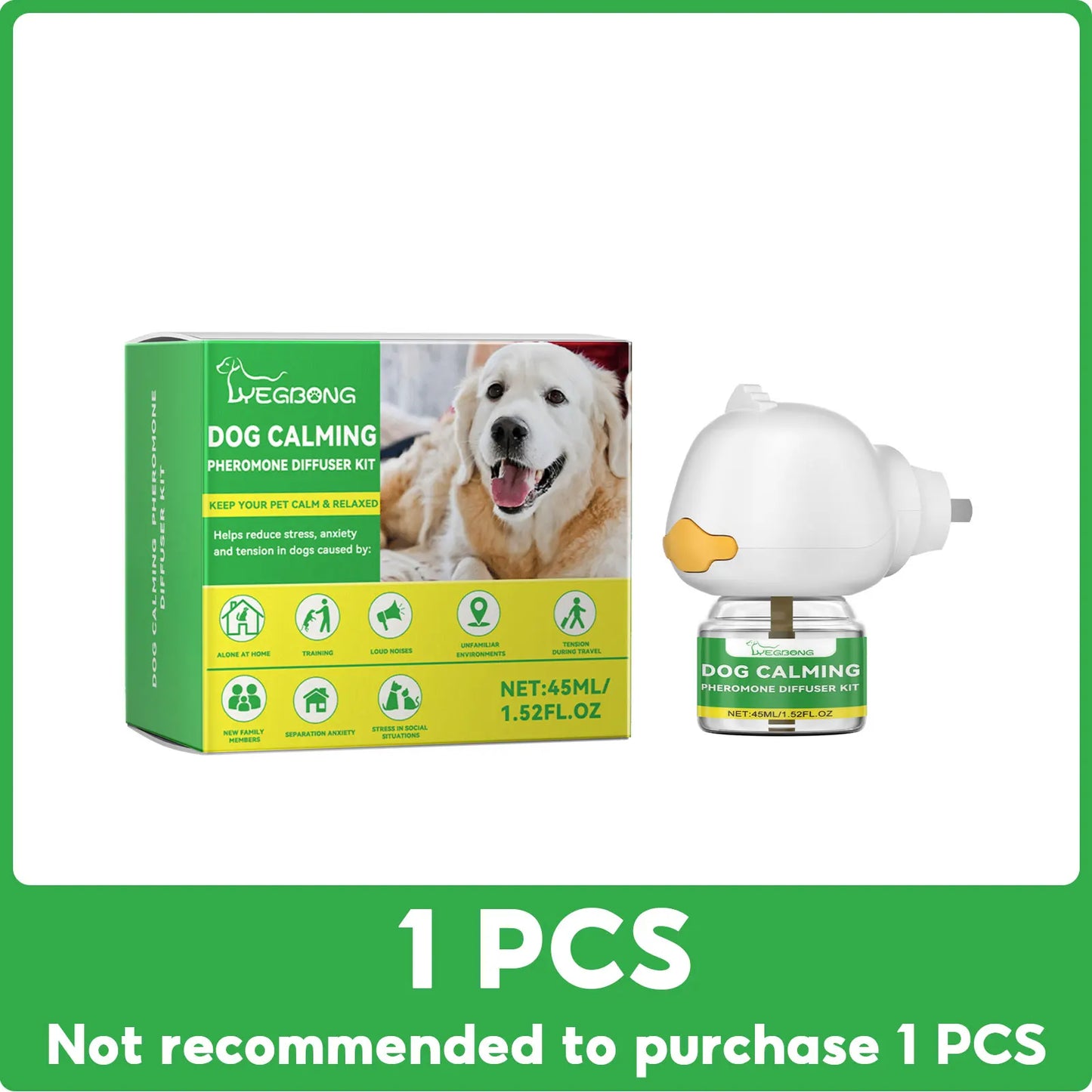 Pet pheromone calming diffuser for cats and dogs plug-in refill spray - My Pet Serenity