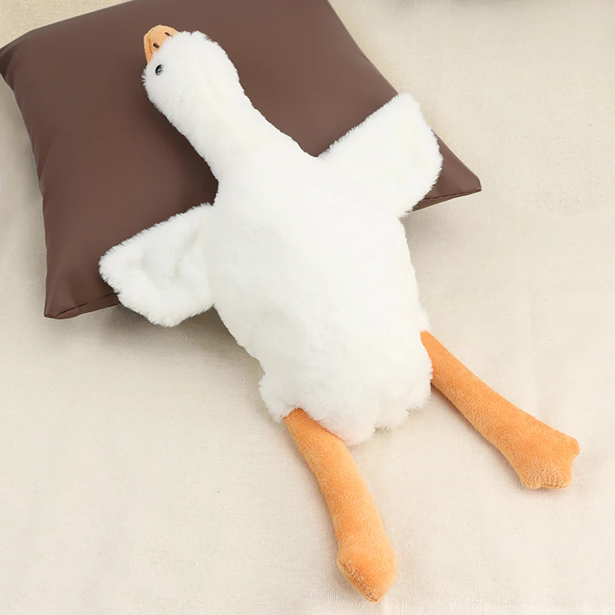 50cm Goose Plush Toy for Cats and Dogs - Anxiety Relief Companion - My Pet Serenity